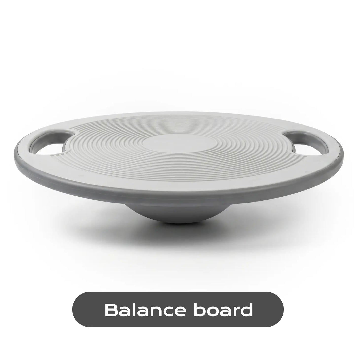Wobble Balance Board Trainer with Handles, Plastic Stability Board, Non-Slip for Core Training, Standing Desk, Home, Office & Gym Workouts