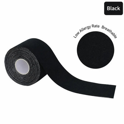 Uncut Elastic Stabilizing Sports Tape, Athletic Kinesiology Kinetic Tape, Waterproof, Sweat-Resistant, Skin-Friendly, Flexible, Breathable, Relieves Knee Pain & Sprains, Ideal for Exercise & Outdoor Activities, Stabilizing Sports Tapes