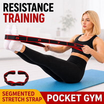 Yoga Resistance Bands for Shoulder Relief and Back Stretching - Essential for Yoga, Pilates, and Workouts - Ideal for All Skill Levels | Premium Fitness Gift for Women