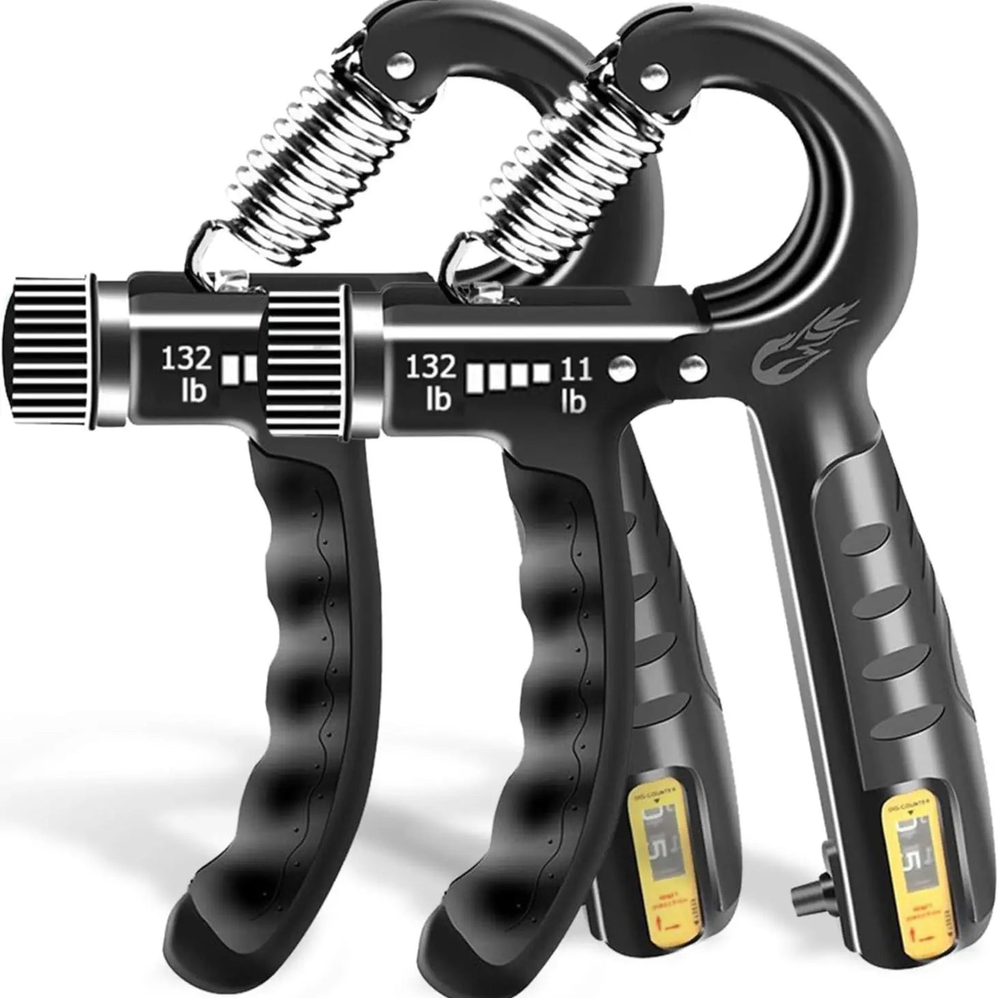 Grip Strength Training Set (5 Pack) - Forearm and Hand Strengthening Devices for Enhanced Finger and Wrist Strength, Ideal for Baseball, Climbing, and Calisthenics